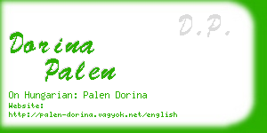 dorina palen business card